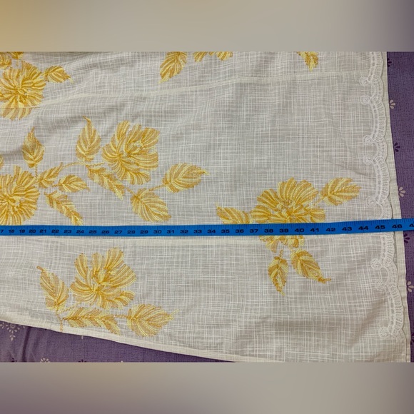 SANA SAFINAZ White and Yellow Embroidered Dress - Picture 13 of 14